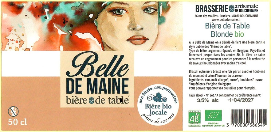 Etiquette BRASSERIE DE BOUCHEMAINE 46