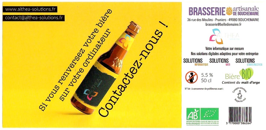 Etiquette BRASSERIE DE BOUCHEMAINE 51