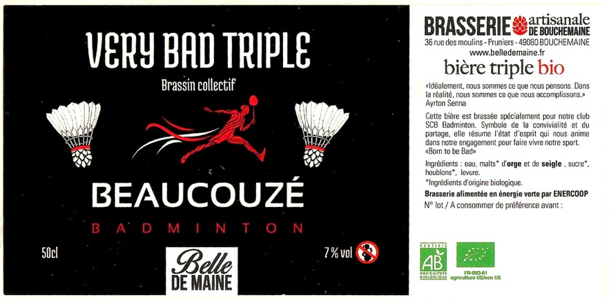 Etiquette BRASSERIE DE BOUCHEMAINE 54