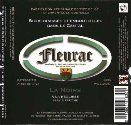 etiquette BRASSERIE DE FLEURAC 05