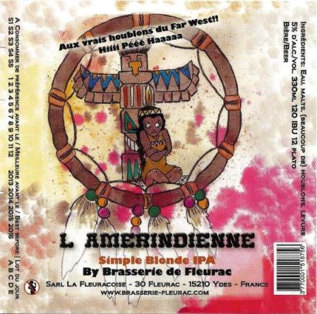 etiquette BRASSERIE DE FLEURAC 14