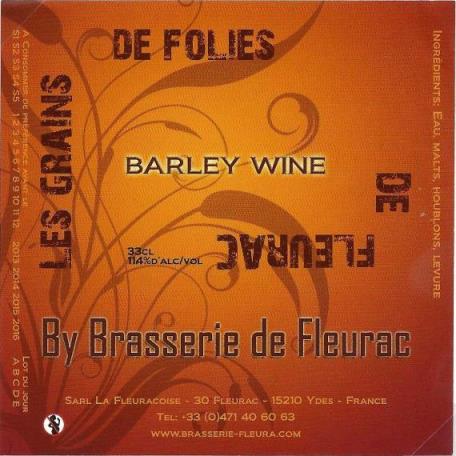 etiquette BRASSERIE DE FLEURAC 19