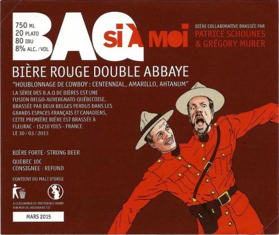 etiquette BRASSERIE DE FLEURAC 22