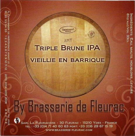 etiquette BRASSERIE DE FLEURAC 29