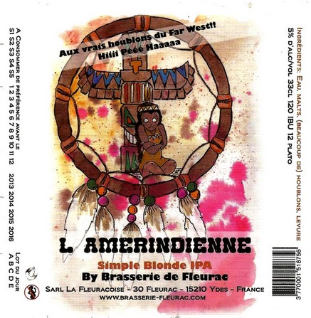 etiquette BRASSERIE DE FLEURAC 41