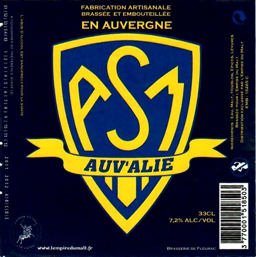 etiquette BRASSERIE DE FLEURAC 45