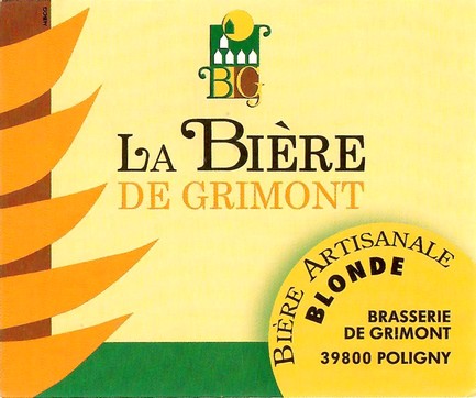 Etiquette BRASSERIE DE GRIMONT 10