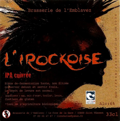 Etiquette BRASSERIE DE L'EMBLAVEZ 02