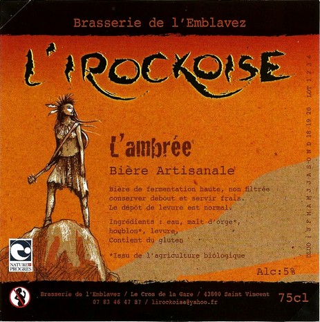 Etiquette BRASSERIE DE L'EMBLAVEZ 03