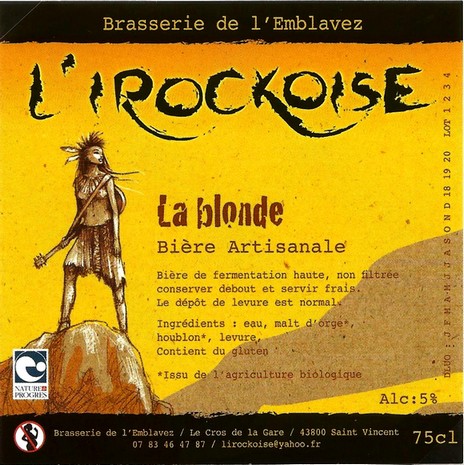 Etiquette BRASSERIE DE L'EMBLAVEZ 05
