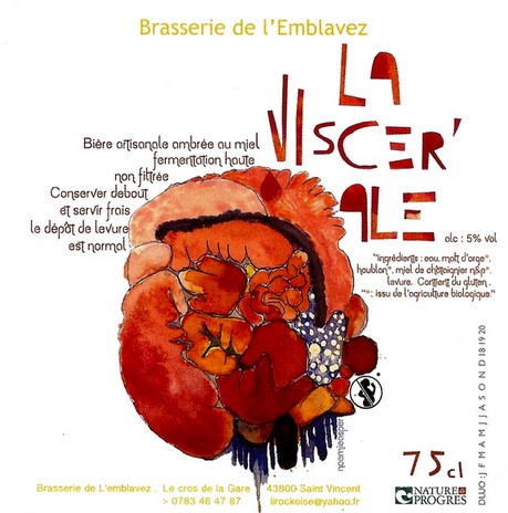 Etiquette BRASSERIE DE L'EMBLAVEZ 06