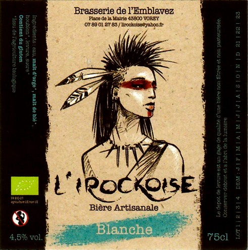 Etiquette BRASSERIE DE L'EMBLAVEZ 17