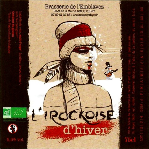 Etiquette BRASSERIE DE L'EMBLAVEZ 19