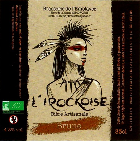 Etiquette BRASSERIE DE L'EMBLAVEZ 24