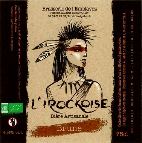 Etiquette BRASSERIE DE L'EMBLAVEZ 25