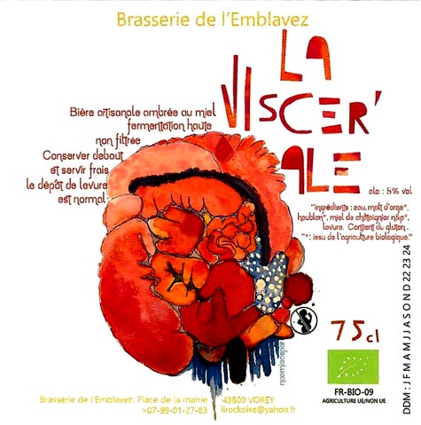 Etiquette BRASSERIE DE L'EMBLAVEZ 28