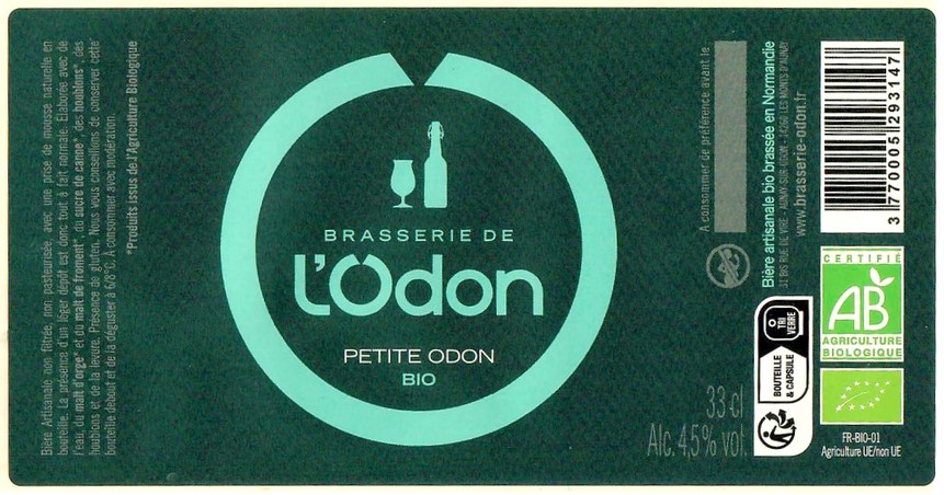 Etiquette BRASSERIE DE L'ODON 12