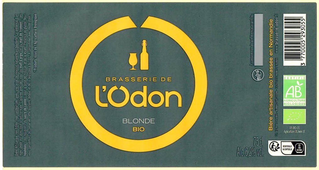 Etiquette BRASSERIE DE L'ODON 13