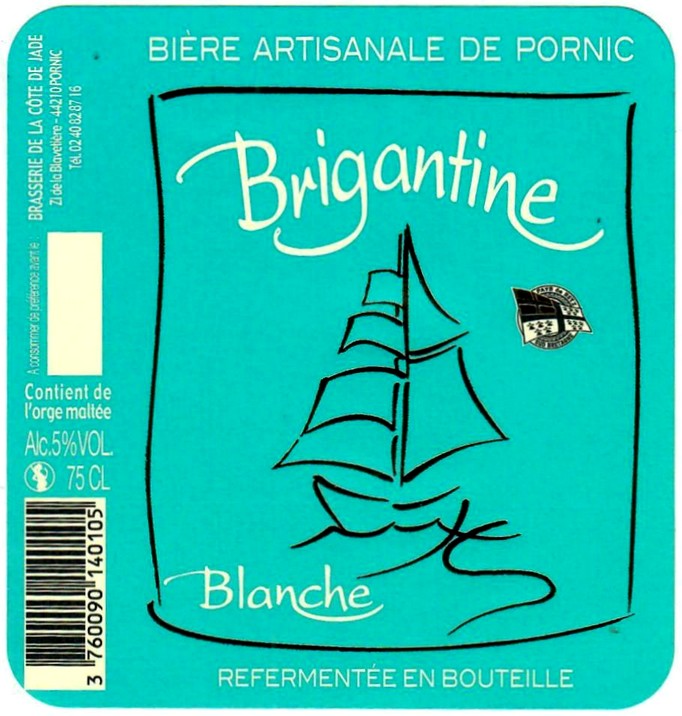 Etiquette BRASSERIE DE LA COTE DE JADE 17