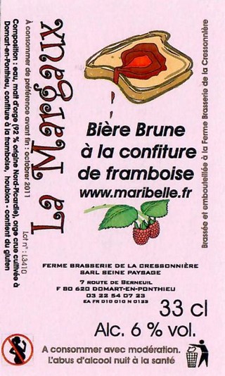 Etiquette BRASSERIE DE LA CRESSONNIERE 03