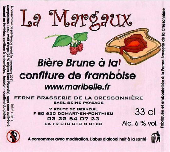 Etiquette BRASSERIE DE LA CRESSONNIERE 04
