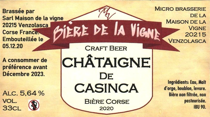 etiquette BRASSERIE DE LA MAISON DE LA VIGNE 02