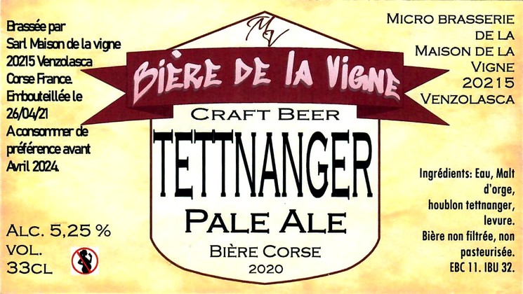 etiquette BRASSERIE DE LA MAISON DE LA VIGNE 04