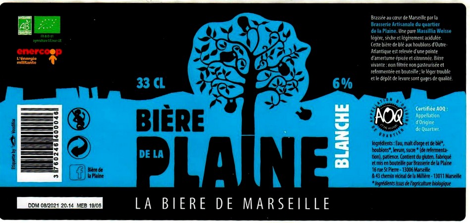 etiquette BRASSERIE DE LA PLAINE 29