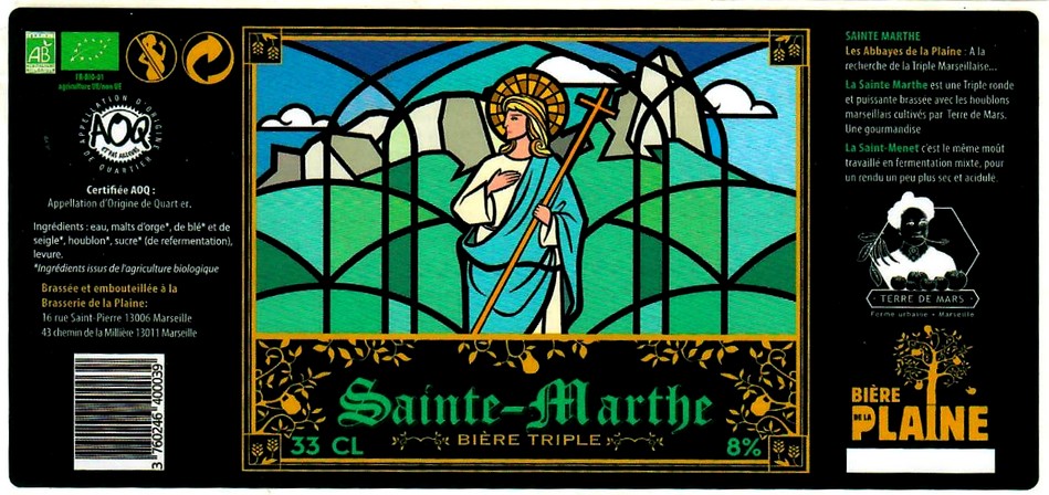 etiquette BRASSERIE DE LA PLAINE 31