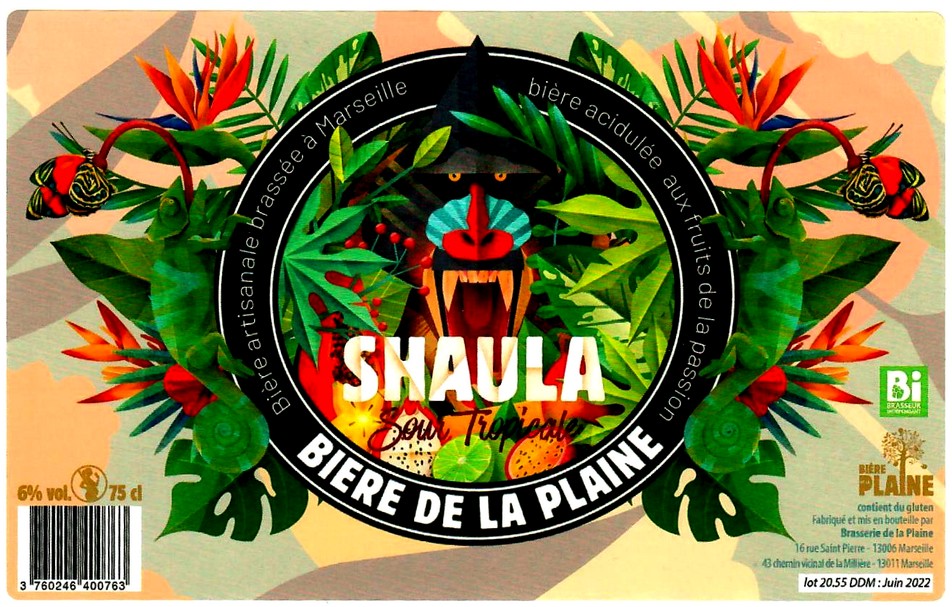 etiquette BRASSERIE DE LA PLAINE 44