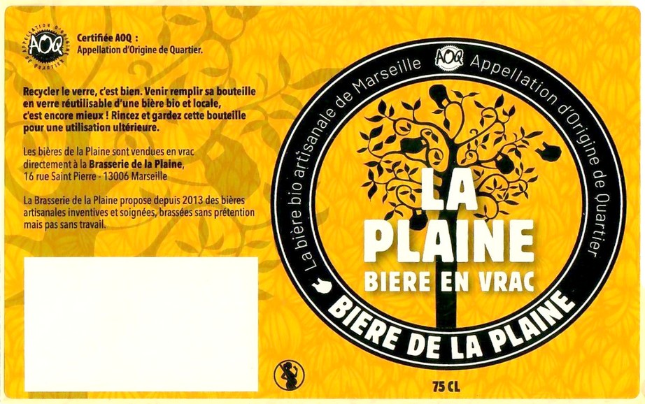 Etiquette BRASSERIE DE LA PLAINE 48