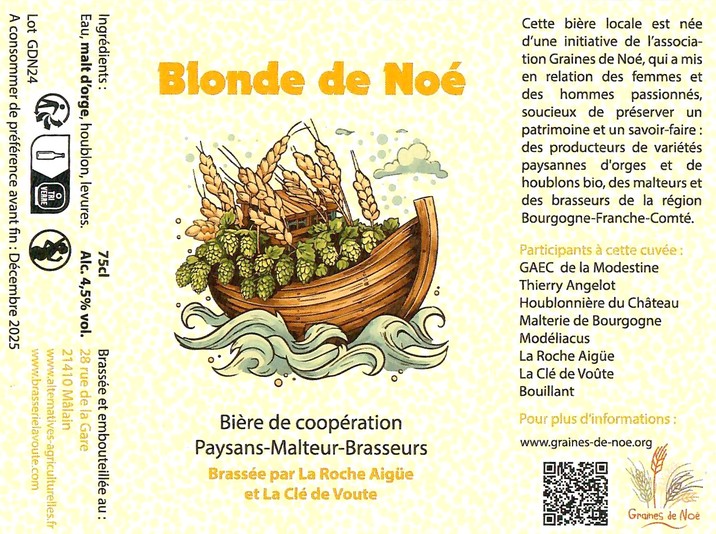 Etiquette BRASSERIE DE LA ROCHE AIGUE 06