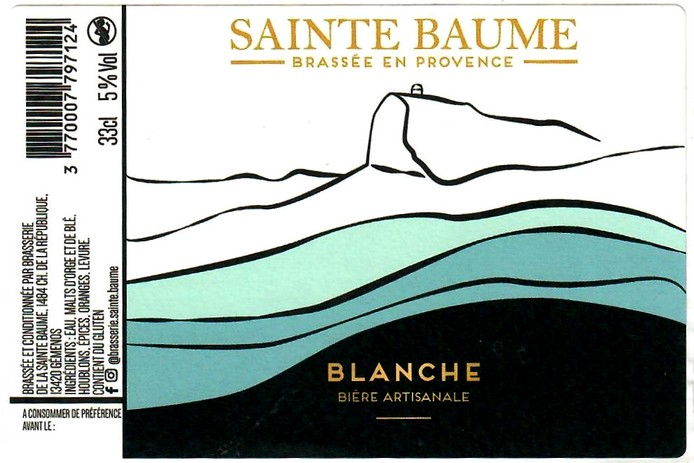 etiquette BRASSERIE DE LA SAINTE BAUME 01