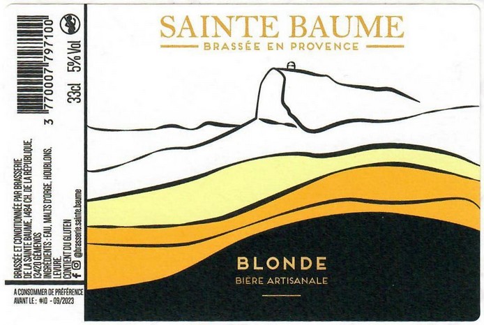 etiquette BRASSERIE DE LA SAINTE BAUME 02