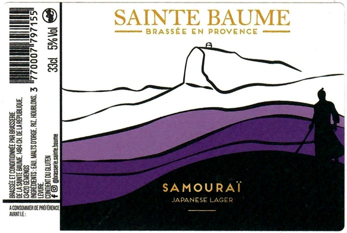 etiquette BRASSERIE DE LA SAINTE BAUME 03