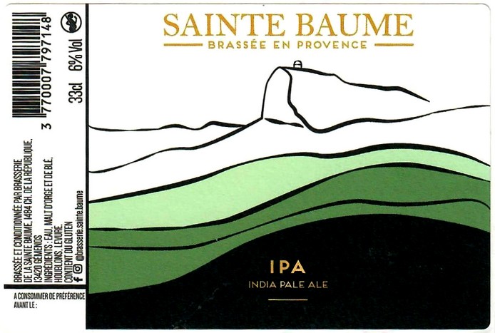 etiquette BRASSERIE DE LA SAINTE BAUME 05