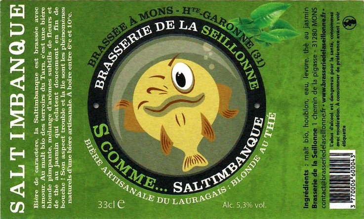 etiquette BRASSERIE DE LA SEILLONNE 16