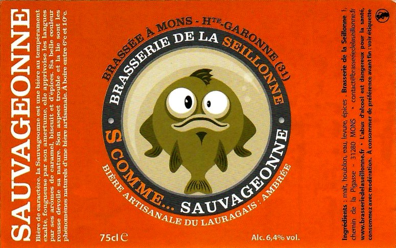 etiquette BRASSERIE DE LA SEILLONNE 19