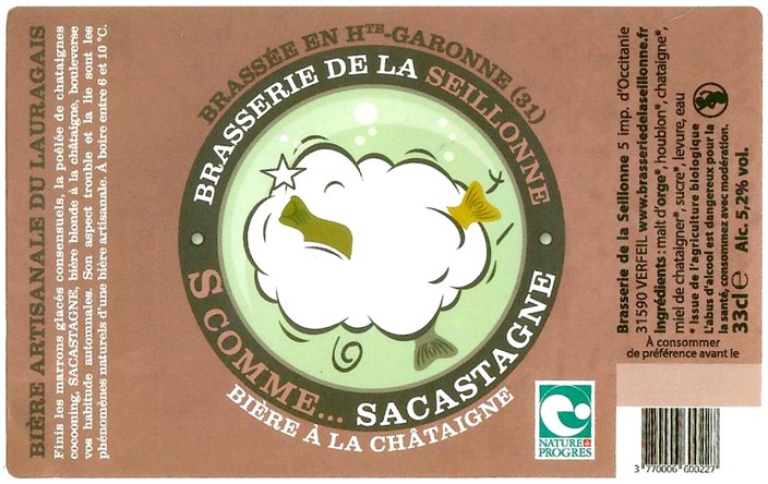 Etiquette BRASSERIE DE LA SEILLONNE 24