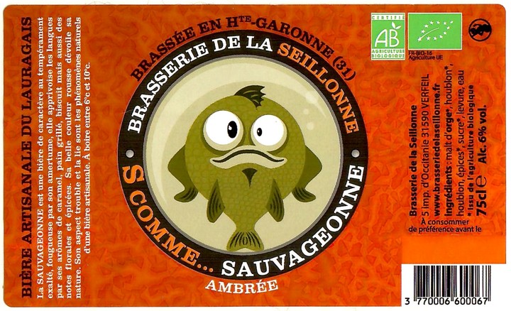 Etiquette BRASSERIE DE LA SEILLONNE 42