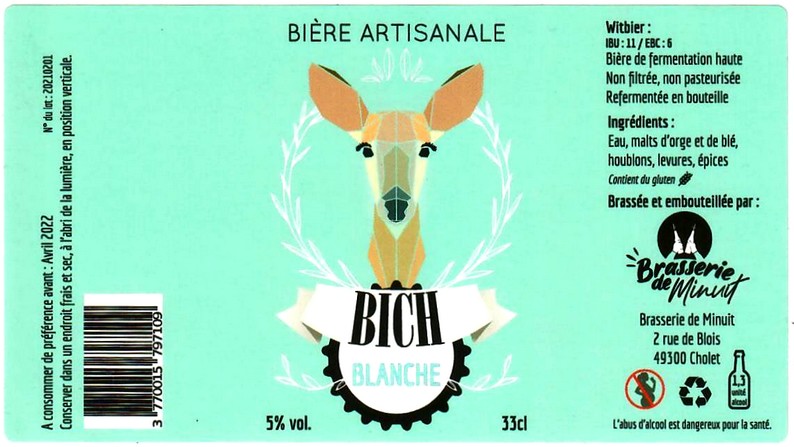 etiquette BRASSERIE DE MINUIT 05