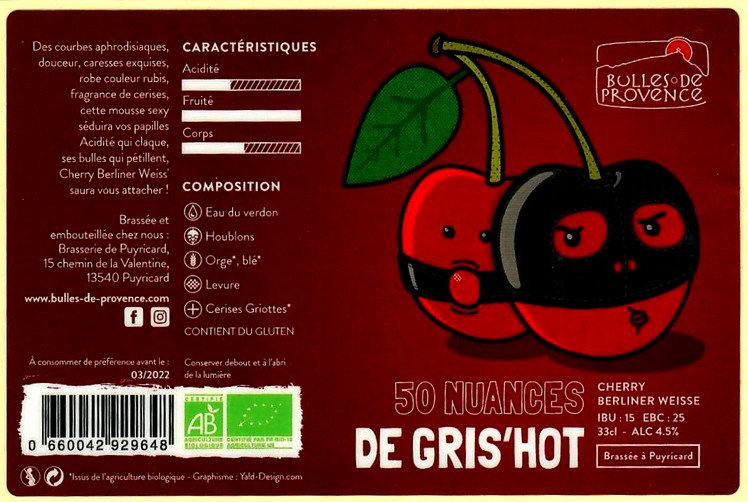 etiquette BRASSERIE DE PUYRICARD 01