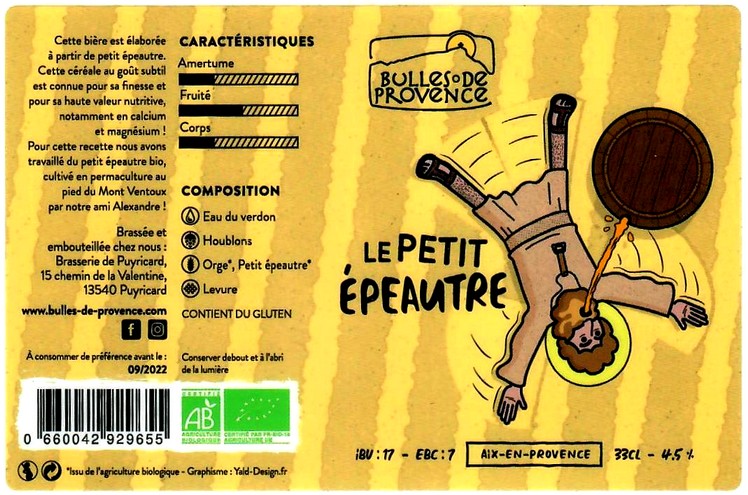 etiquette BRASSERIE DE PUYRICARD 09