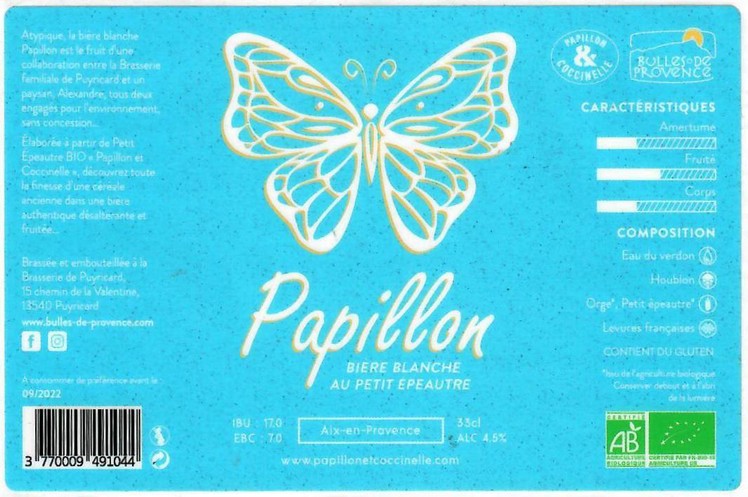 etiquette BRASSERIE DE PUYRICARD 10