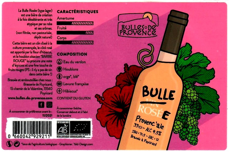 etiquette BRASSERIE DE PUYRICARD 14