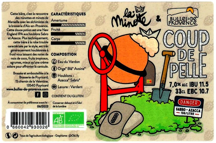 etiquette BRASSERIE DE PUYRICARD 21