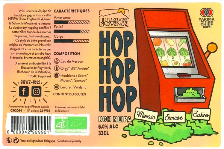 Etiquette BRASSERIE DE PUYRICARD 24