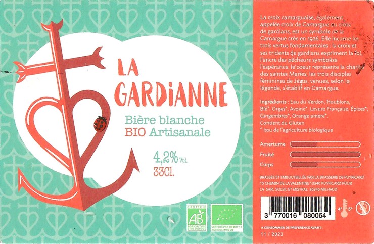 Etiquette BRASSERIE DE PUYRICARD 27