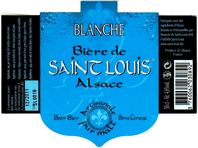 etiquette BRASSERIE DE SAINT LOUIS 05