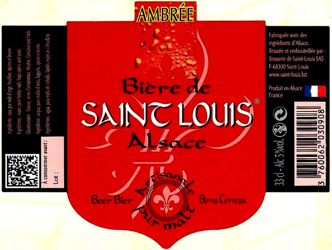 etiquette BRASSERIE DE SAINT LOUIS 22